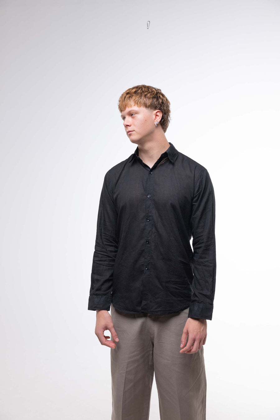 Camicia LINO NERA