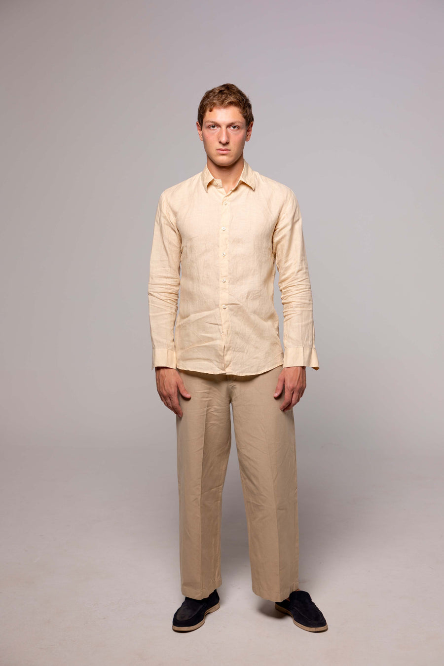 Camicia LINO BEIGE