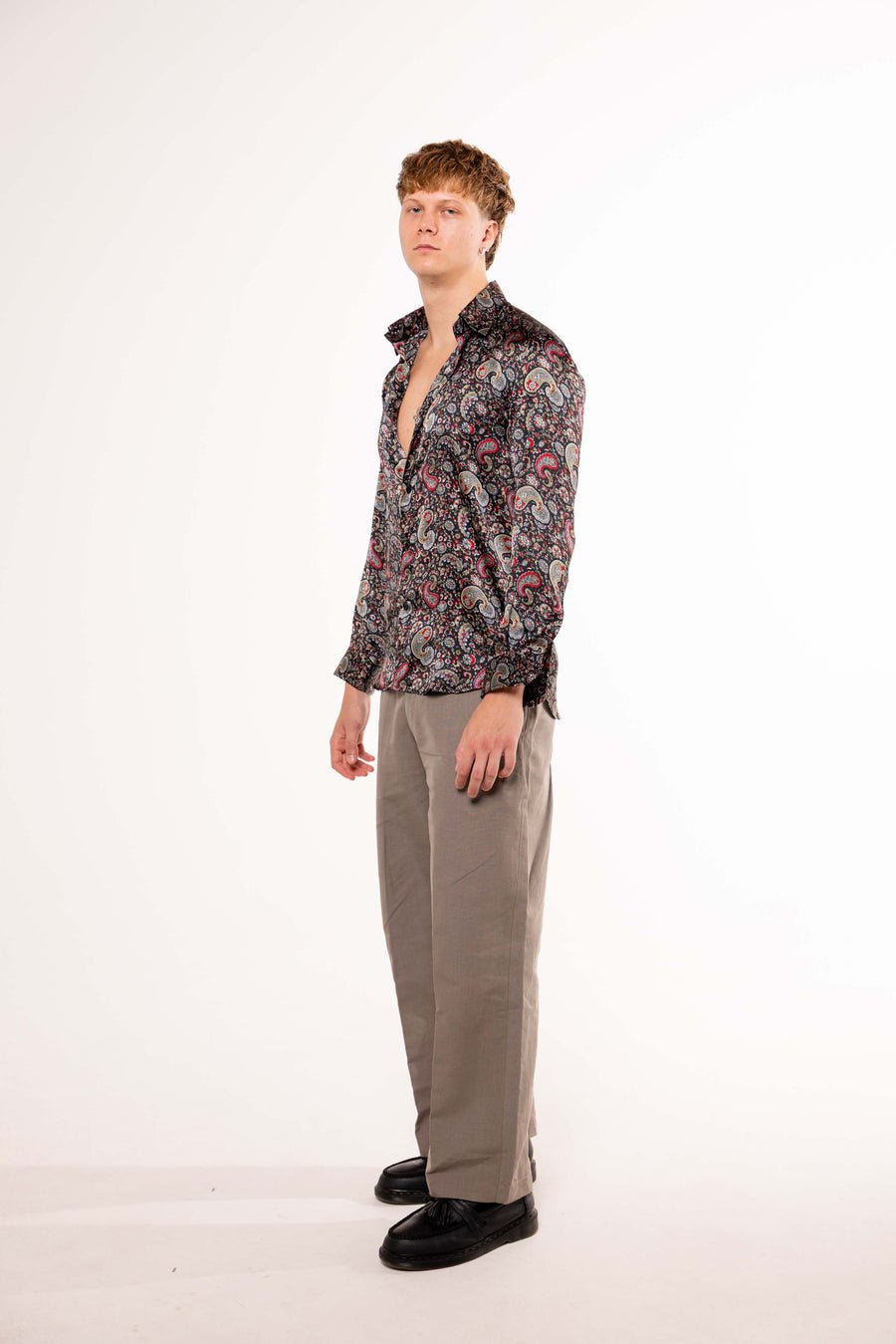 Camicia SETA di BANANO con Fantasie