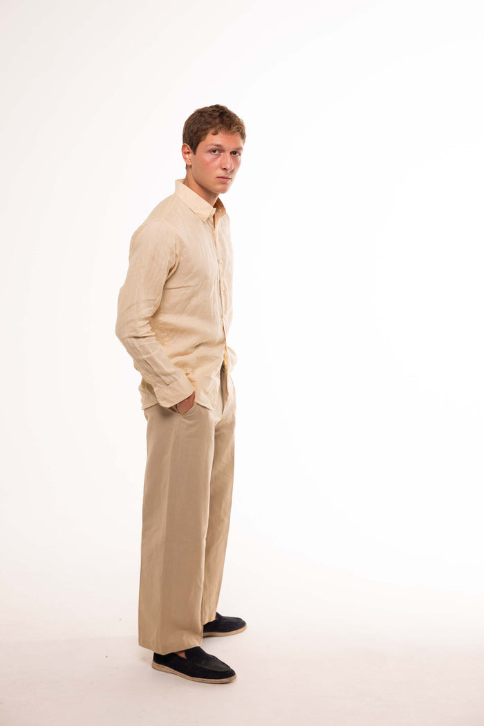 Camicia LINO BEIGE