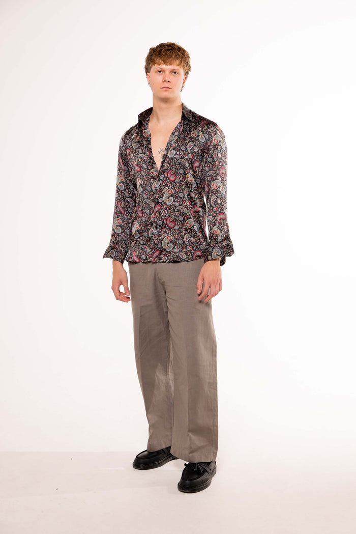 Camicia SETA di BANANO con Fantasie
