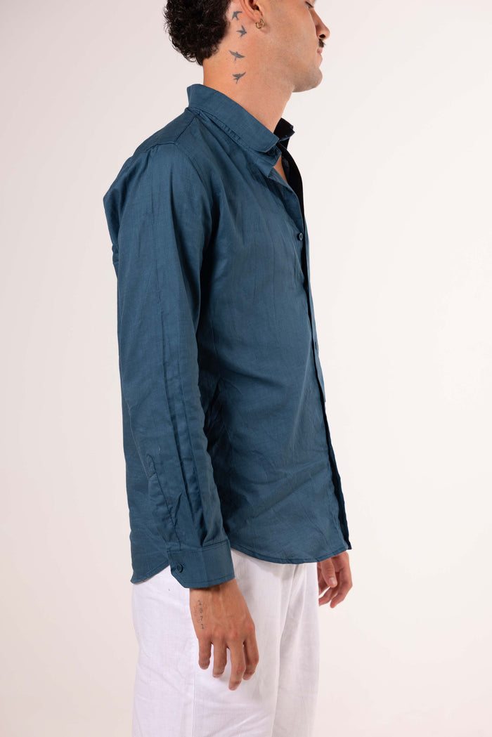 Camicia LINO PACIFIC BLUE