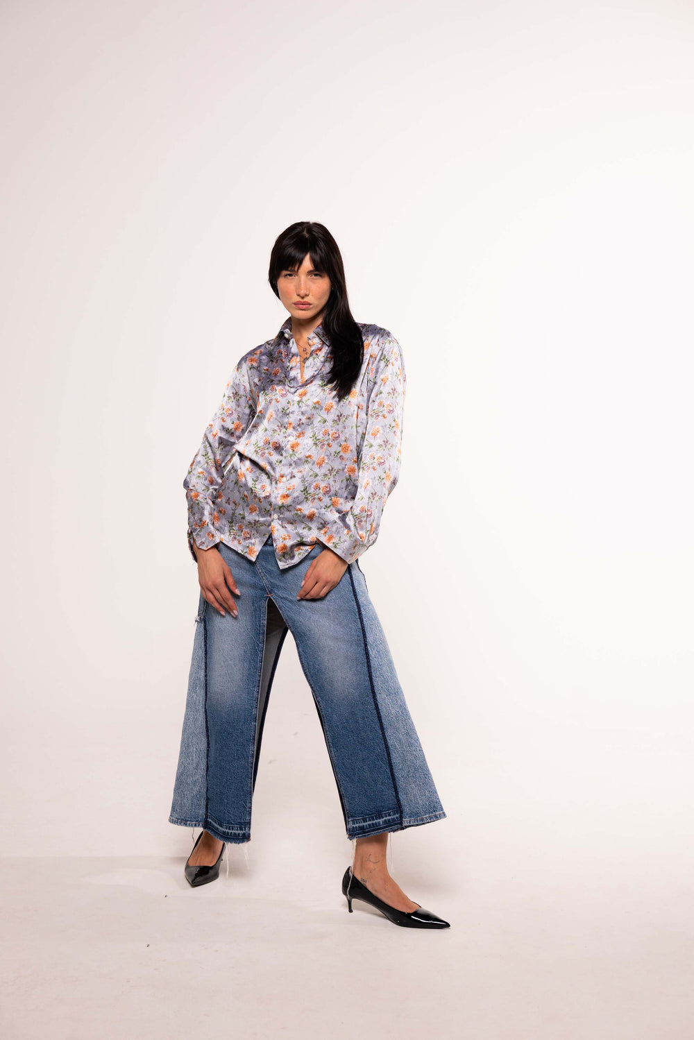 Camicia SETA con fantasia FLOREALE